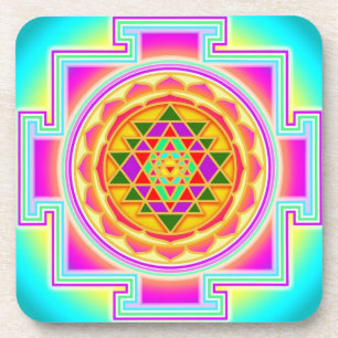 Shri yantra coasters