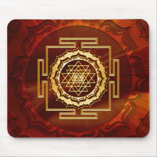 Shri Yantra - Cosmic Conductor of Energy Mouse Pad