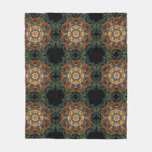 Shri Yantra Fleece Blanket