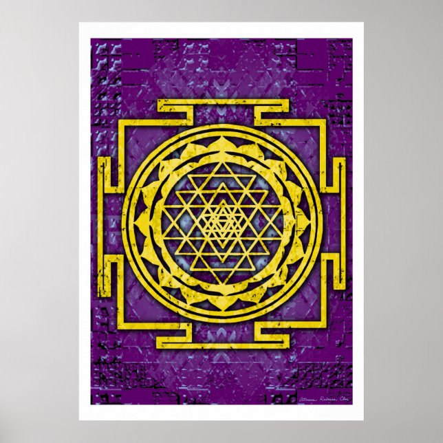 Shri Yantra Poster (Front)