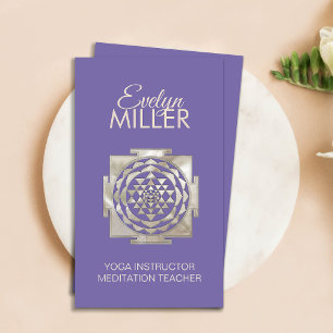 Shri Yantra - Sri yantra - Shri Chakra Business Ca Card