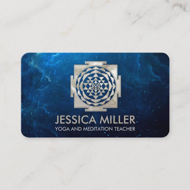 Shri Yantra - Sri yantra - Shri Chakra Business Card (Front)