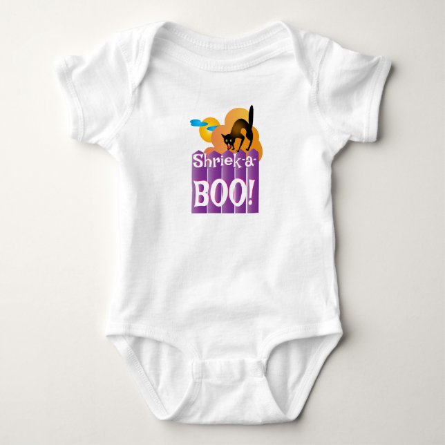 Shriek-a-Boo Baby Bodysuit (Front)