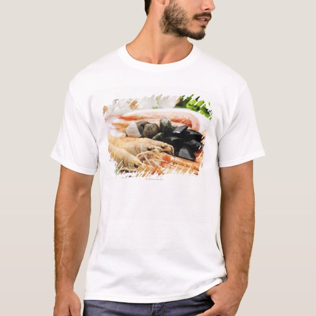 Shrimp and mussels T-Shirt (Front)