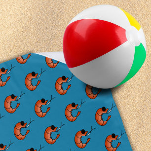 Shrimp Beach Towel