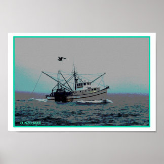 SHRIMP BOAT  GICLEE PRINT