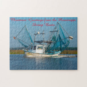 Shrimp Boat Mississippi. Jigsaw Puzzle