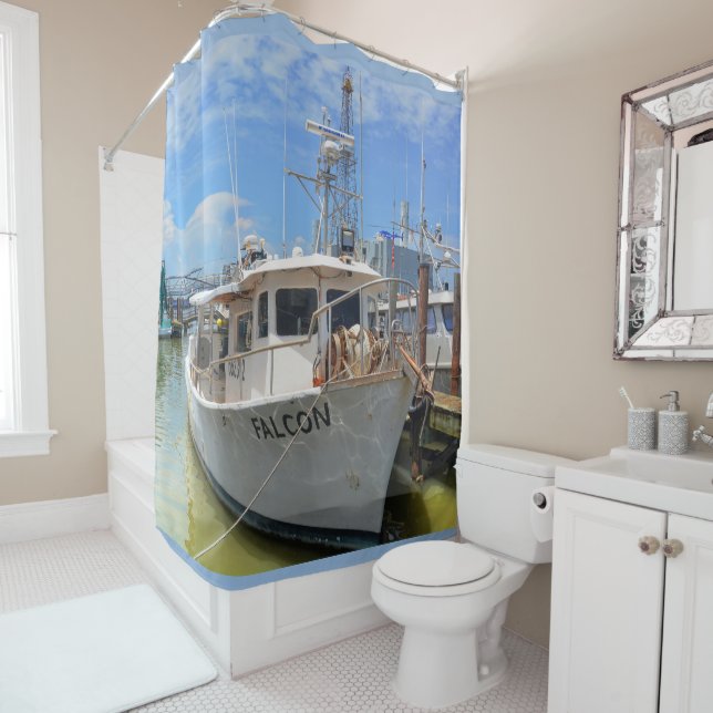 Shrimp Boat Shower Curtain (In Situ)