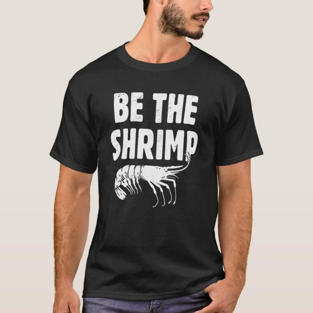Shrimp       Crawfish Fanatic Seafood Crab Eating T-Shirt (Front)