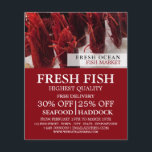 Shrimp Display, Fishmonger/Wife, Fish Market Flyer<br><div class="desc">Shrimp Display,  Fishmonger/Wife,  Fish Market Advertising Flyers By The Business Card Store.</div>