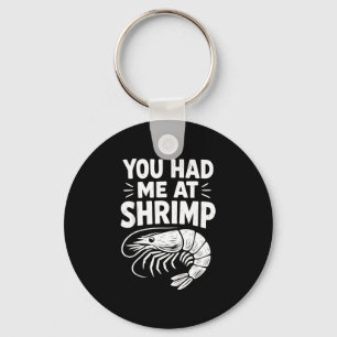 Shrimp lover cajun seafood  key ring