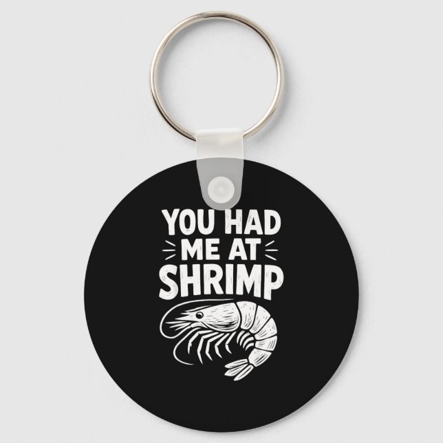 Shrimp lover cajun seafood  key ring (Front)