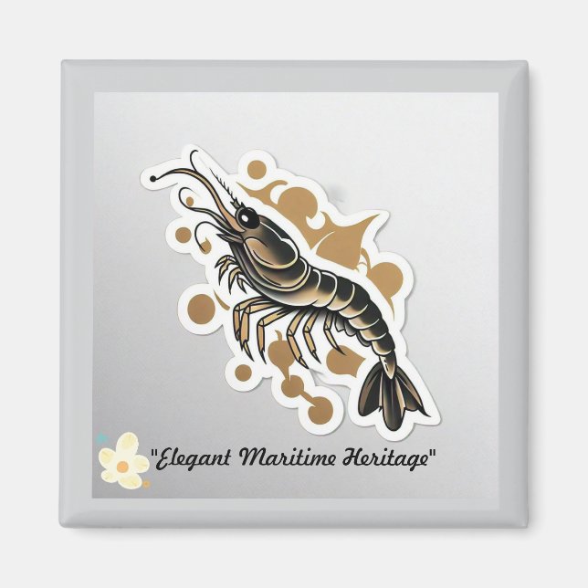 "Shrimp of Distinction" Magnet (Front)
