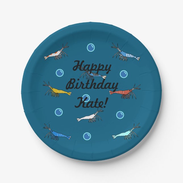 Shrimp Paper Plate (Front)