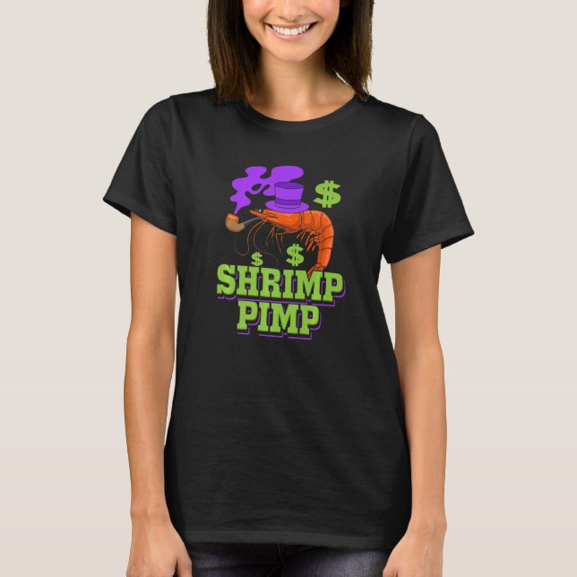 Shrimp Pimp Aquarium Fish Cherry Shrimp Keeping Ta T-Shirt (Front)