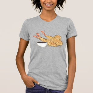 Shrimp Prawn Tempura Japanese Food Restaurant T-Shirt