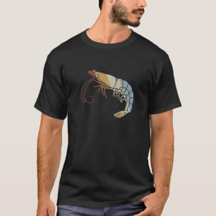 Shrimp Retro Style Vintage T-Shirt