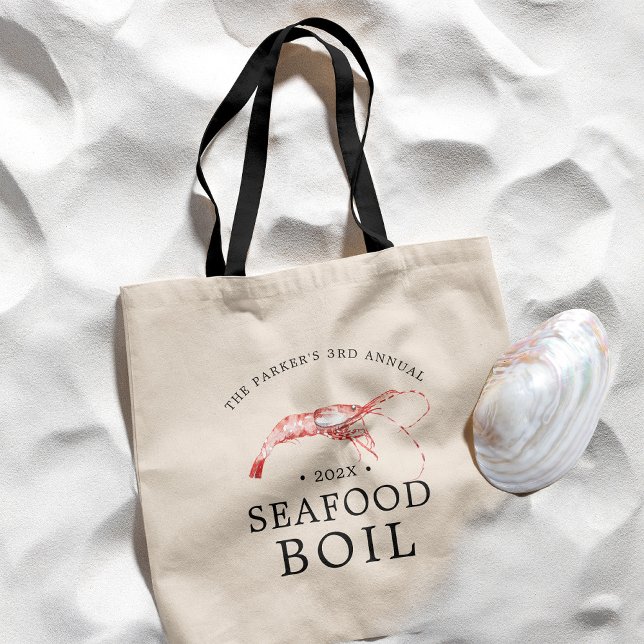 Shrimp/Seafood Boil | Seafood  Themed Party Tote Bag (Creator Uploaded)