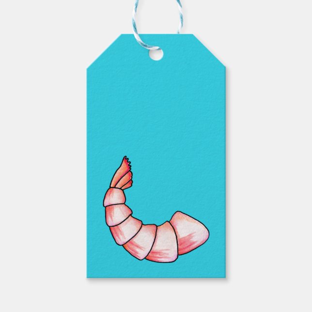 Shrimp tail gift tags (Front)