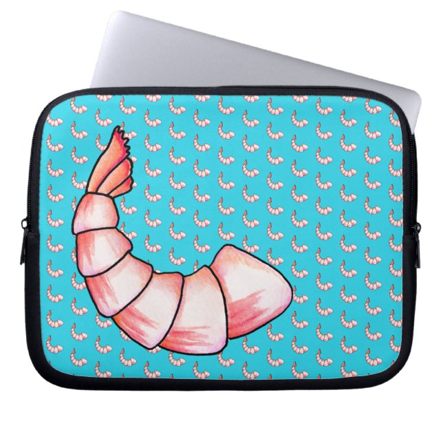 Shrimp tail laptop sleeve (Front)