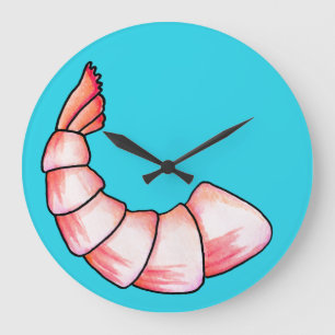 Shrimp tail large clock