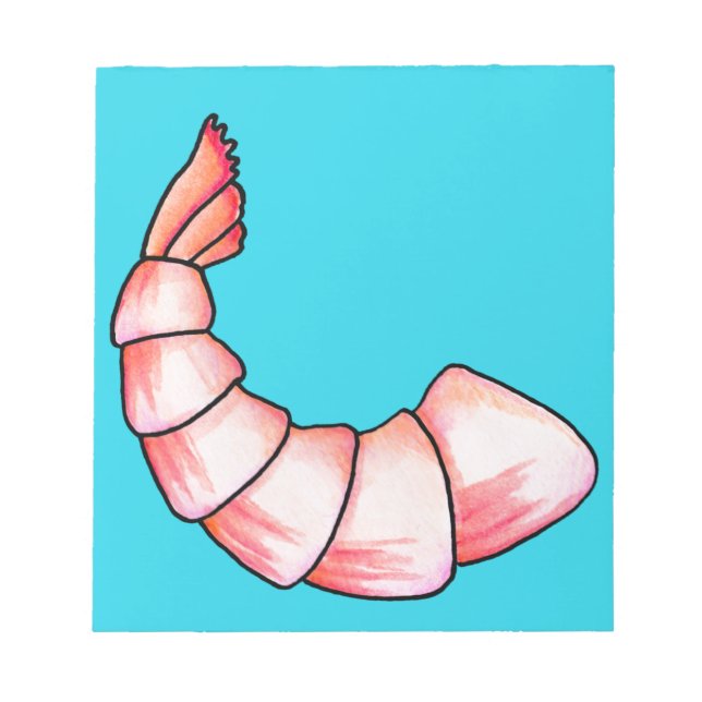 Shrimp tail notepad (Front)