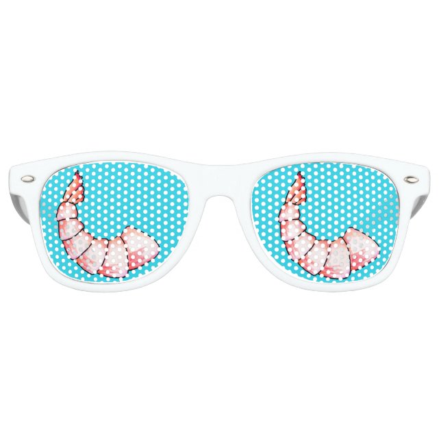 Shrimp tail retro sunglasses (Front)