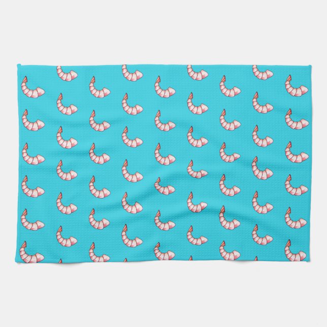 Shrimp tail tea towel (Horizontal)