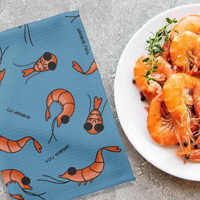 Shrimp Tea Towel (Creator Uploaded)