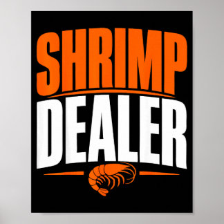 Shrimping life seafood market shrimps  poster