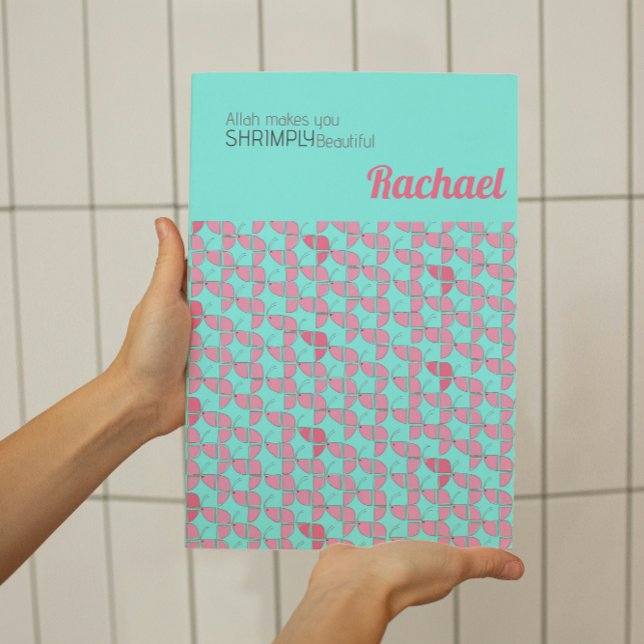 SHRIMPLY Beautiful Teal Pink Nursery Custom Poster (Creator Uploaded)