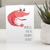 Shrimply the Best Personalised Funny