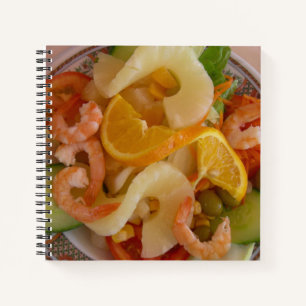 Shrimps Salad Food Notebook