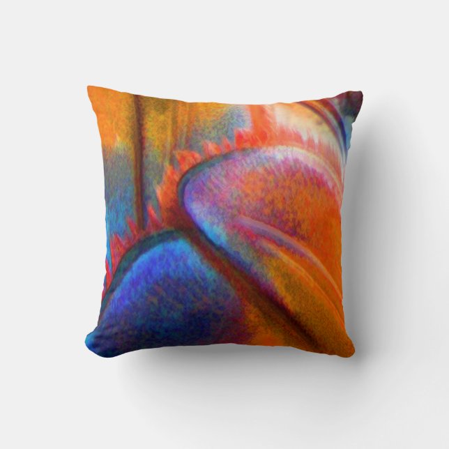 Shrimpstales abstract pillow (Front)