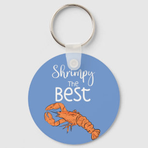 Shrimpy the best lobster christmas tree thank you  key ring