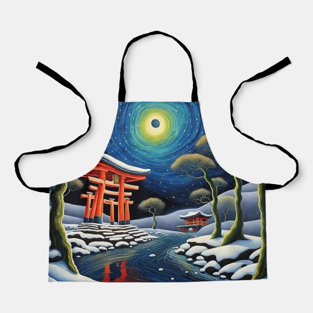 Shrine in winter 2 apron (Front)