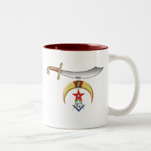 Shrine Mason Two-Tone Coffee Mug