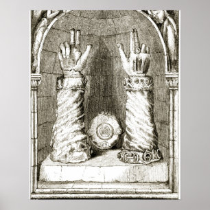 Shrine of St. Patrick's hand, from 'The Trias Thua Poster
