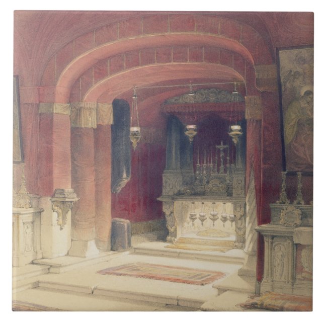 Shrine of the Annunciation, Nazareth, April 20th 1 Tile (Front)