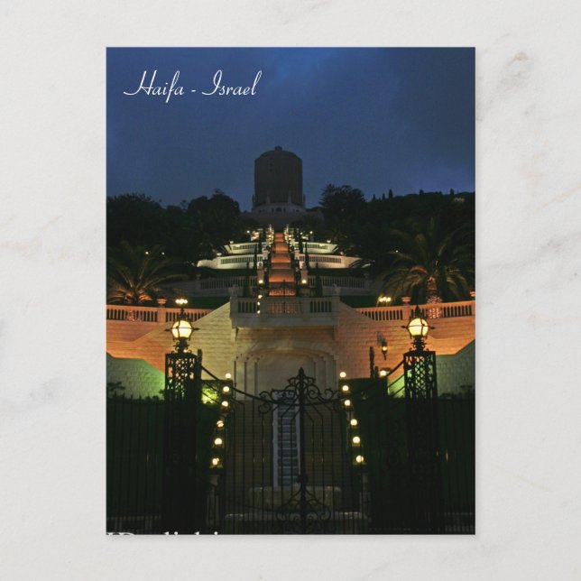 Shrine of the Bab, Haifa, Israel Postcard (Front)