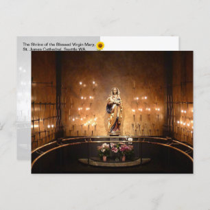Shrine of the Blessed Virgin Mary, Seattle, WA -  Postcard