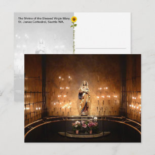Shrine of the Blessed Virgin Mary, Seattle, WA -  Postcard