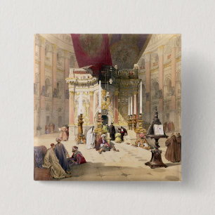 Shrine of the Holy Sepulchre, April 10th 1839, pla 15 Cm Square Badge