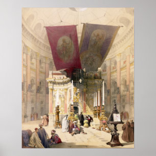 Shrine of the Holy Sepulchre, April 10th 1839, pla Poster