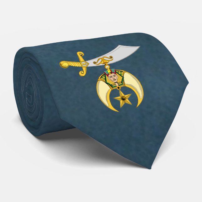 Shriner Emblem Tie (Rolled)