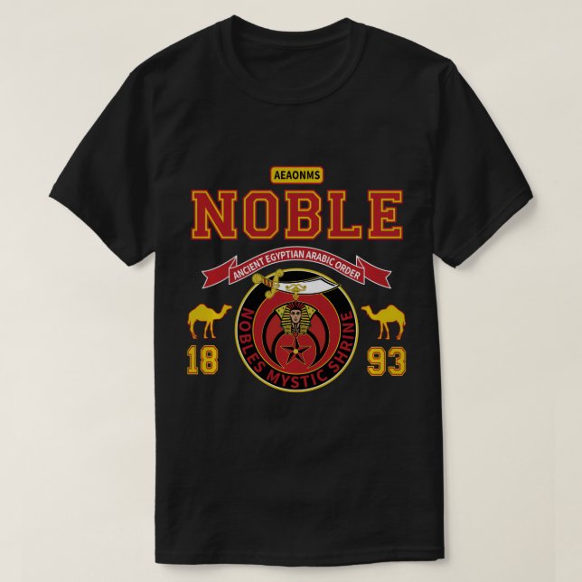 Shriner Noble AEAONMS 1893 Mason PH Shriner Parent T-Shirt (Design Front)