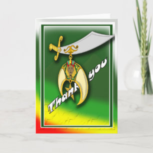 Shriner Thank You Card