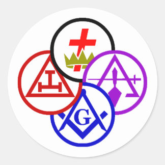 Shriners and Friends Edition Classic Round Sticker