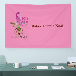 Shriners Breast Cancer Awareness Banner