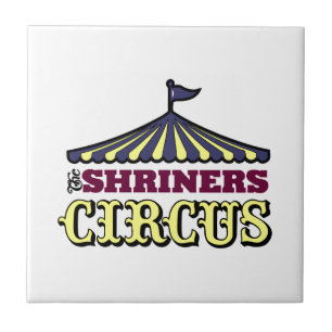 Shriners Circus Ceramic Tile